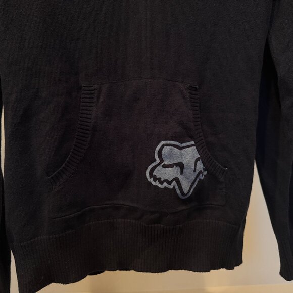 Fox Black Sweater Size Large - Picture 2 of 5